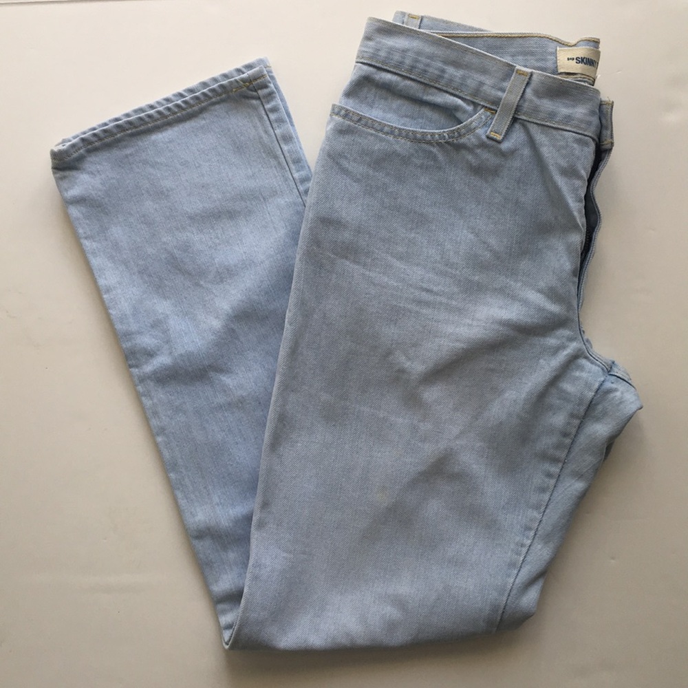 Gap Skinny Straight Leg Jeans- Light Blue - 12 Reg